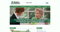 Desktop Screenshot of berkshirehealthcare.org