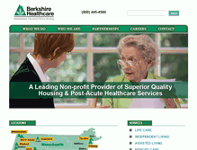 Tablet Screenshot of berkshirehealthcare.org